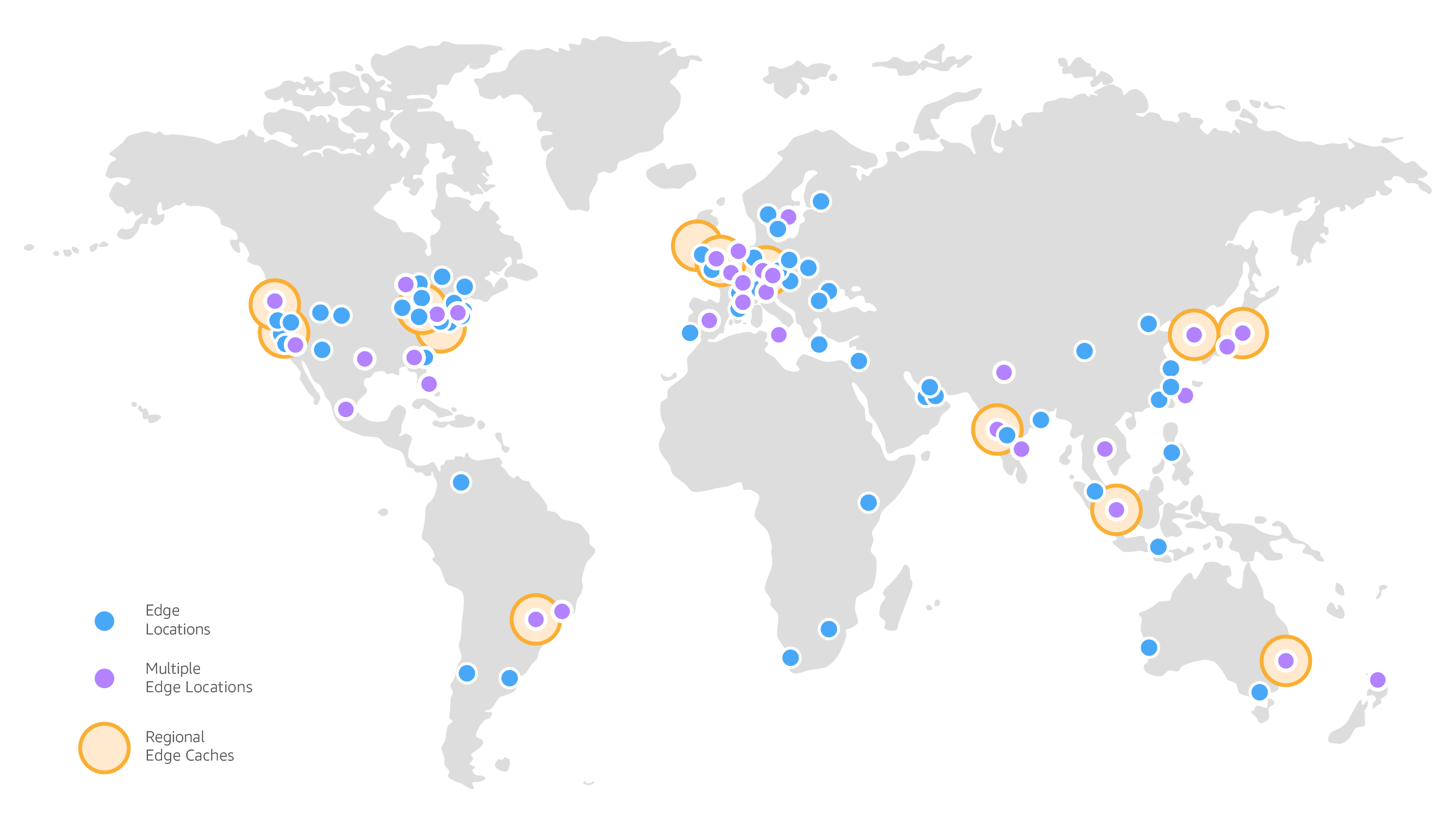 Amazon CloudFront presence map