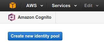 Amazon Cognito - Create new identity pool